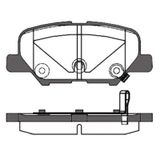MGA 55501 Fren Balatası Arka 4008 12- / C4 Aircross 12- / Mazda 6 13- / Asx 10- Outlander 12-