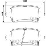 Mga 55678 | Balata Fren Arka-(Opel: Astra K / Insignia B 201