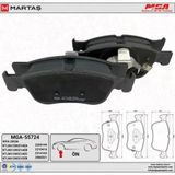 Mga 55724 Fren Balatası Ön Focus Iv 1.5 Ecoboost 2018> 2209149