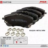 Mga 55728 Fren Balatası Ön Corolla 1.6 Benzinli 1.8 Hibrit 2019> Yaris Cross 2019> 446502510
