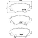 Mga 55733 Fren Balatası Arka Mazda 3 2013> B4y02648za