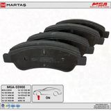 Mga 55900 Fren Balatası Ön 301 Partner 307 1.4 Hdı 208 1213 Boxer C Elysee Berlingo 02>Wva 24101 Arka Fren Balatası Ducato Iıı Jumper Iıı Boxer Iıı 4254.23