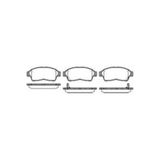 MGA Ön Fren Balatası 55271 Toyota Corolla Rav4