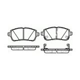 Mga Ön Fren Disk Balata Ford Fiesta 2008 Mazda 2 20082012 Suzuki Swıft 2010 "Wva 24283 24284 24285" Mga 55248