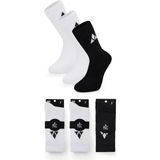 Mgc Spor 3'lü Dikişsiz Burunlu, Silikon Kaydırmaz Tabanlı, Spor Çorabı–(Koşu, Futbol, Basketbol, Tenis, Yoga, Plates, Fitnes) - Siyah - Beyaz