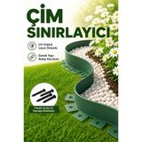 Mgf Peyzaj Sulama Mgf 25 METRE YEŞİL Çim Sınırlayıcı Esnek Plastik Çim Ayırıcı Taş Toprak Ayraç Bariyer Peyzaj Bordürü