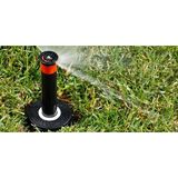Mgf Plast 5 Adet x Hunter Çim Sulama Kısa Gövde Psu-02(7cm) Sprey Fıskiye Ayarlı Nozul DAHIL(0°-360°) + Ek Parçaları - 5 Ad. 6-A Nozul Takılı (1,8 Mt Menzil Atışlı)
