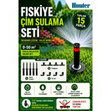 MGF PLAST 5 X Hunter Çim Sulama Sprey Fıskiye Kısa Gövde 7cm Psu-02 17-a 5,2 m Yarıçap Ve Ek Parçaları