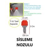 MGF PLAST Mgf 10Adet Sera Sisleme Nemlendirme Spreyi Nozulu Kafa Sulama Ekipmanları Sera Sulama Mist Nozul