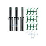MGF PLAST Mgf 3 Adet Hunter SRM-04 1/2” Rotor Sprey Fiskiye +3 Nozul+ Ayar Anahtarı