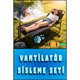 MGF PLAST Mgf Vantilatör Bahçe Sisleme Seti – Nozullu Serinletme Sistemi (Vantilatör Dahil Değildir)