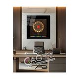 Mgi Design 16 Türk Devleti Bayrağı Logoları Cam Tablo Modern Ev Ofis Oda Salon Duvar Dekoru Hediyelik | Doğa Ve Manzara Temalı Dekoratif Duvar Tablosu, Salon, Yatak Odası Ve Ofis Dekoru, 70x70 Cm