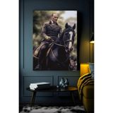 Mgi Design Atatürk At Üstünde Kanvas Tablo, Duvar Dekorasyonu, Çok Renkli, 70x100 cm