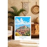 Mgi Design Lüks Vintage Seyahat Posteri Retro Kanvas Tablo Lüks Ev Ofis Dekoru