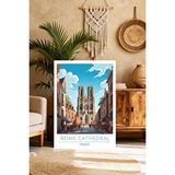 Mgi Design Modern Premium Vintage Seyahat Posteri Retro Kanvas Tablo Lüks Ev Ofis Dekoru