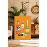 Mgi Design Premium Kalite Kokteyl Tablosu Bar Mutfak Dekoru Kanvas Tablo Estetik Ev Aksesuarı | Modern Duvar Dekoru | Salon, Yatak Odası Ve Ofis İçin | Sanatsal Ev Dekorasyonu