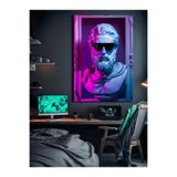 Mgi Design Roma Büst Pop Art Kanvas Tablo, Çok Renkli, 70x100 cm, Duvar Sanatı