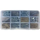 Mgk Hidrolik & Endüstriyel Mini Vida+Çivi Set Tamir Seti 12 Parça 567 Pcs - 0 - Siyah - 12 Adet