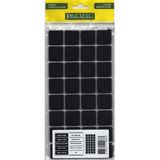MGN Pacific 6025 Bl Yapışkanlı Keçe 25 mm x 25 mm Siyah