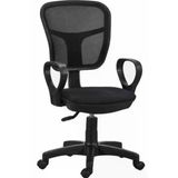 Mgr Office Fileli Siyah Ofis Bilgisayar Çalışma Koltuğu Öğrenci Koltuğu Ergonomik Bilgisayar Koltuğu