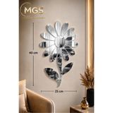 Mgs Dekorasyon duvar dekorasyonu PAPATYA duvar dekorasyon ürünü yapıştırmalı ayna yansımalı salon hol