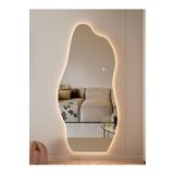 MGS GROUP 120x60 Cm Gün Işığı Salon Duvar Aynası Boy Duvar Aynası Ledli Boy Aynası Dokunmatik Özellikli