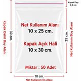 MGZ 10X25CM 50 Adet Kurabiye Şeker Parti Baby Shower Doğum Hediyelik Kendinden Yapışkanlı Jelatin Bantlı Poşet