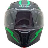 Mh 928 Çene Açılır Mat Yeşil Kask