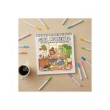 M&H Coloring Girl Moments Vol 1 - 21x21 cm Boyama Kitabı, Çocuk ve Yetişkinler için