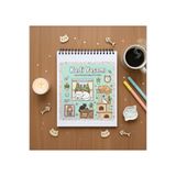 M&H Coloring Kedi Yaşamı - 21x21 cm Boyama Kitabı, Çocuk ve Yetişkinler için