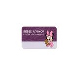 M&H Quality Bebek Uyuyor Yazılı Dekoratif Dış Kapı Önü Ve Iç Mekan Paspası Yıkanabilir