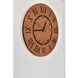 M&H Quality Dekoratif Modern Ahşap Duvar Saati ( Sessiz Akar Saat ) 5158415415415