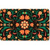 M&H Quality Dijital Baskılı Hoş Geldiniz Yazılır Desenli Dekoratif Dış Kapı Önü ve Iç Mekan Paspası Yıkanabilir - Beyaz - 70 x 45 cm