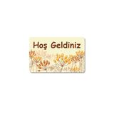 M&H Quality Dijital Baskılı Hoş Geldiniz Yazılır Desenli Dekoratif Dış Kapı Önü Ve Iç Mekan Paspası Yıkanabilir