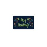 M&H Quality Hoş Geldiniz Yazılır Dekoratif Dış Kapı Önü Ve Iç Mekan Paspası Yıkanabilir