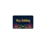 M&H Quality Kopya - Hoş Geldiniz Yazılır Dekoratif Dış Kapı Önü Ve Iç Mekan Paspası Yıkanabilir