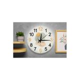 M&H Quality Pozitif Enerji Temalı Dreamcatcher Duvar Saati Sessiz Mekanizmalı Mdf Duvar Saati –