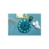 M&H Quality Ropikal Frangipani (Plumeria) Çiçekli Sessiz Duvar Saati