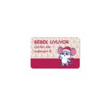 M&H Quality(162) Lütfen zile basmayın yazılır Dekoratif Dış Kapı Önü ve Iç Mekan Paspası yıkanabilir Çok Renkli 45 x 70