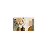 M&H Quality(277) Dijital Baskılı Desenli Dekoratif Dış Kapı Önü ve Iç Mekan Paspası yıkanabilir Kaymaz Taban Krem 45 x 70