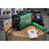 Mh Weld Mma 250 Amper Dijital Göstergeli Kaynak Makinası ve Calormatik Maske 1 Paket Elektrod