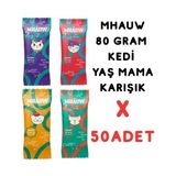 Mhauw Pouch Karışık Kedi Yaş Maması x 50 Adet