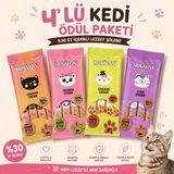 Mhauw Sıvı Kedi Ödülü 15G*4 16'Lı Paket