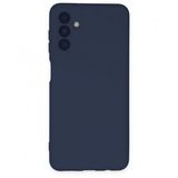 Mhd Tech Samsung Galaxy A04S Nano içi Kadife Silikon Lacivert Kılıf