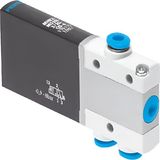 "MHE2-MS1H-3/2G-QS-4 Festo | Festo 3/2, Kapalı, Monostable Solenoid Valf" - Gri