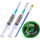 MHM 2uul Lehim Sökme Önleyici Fitil Bga Lehim Fitil Bakır Tel Örgü Lehim Sökücü 1,5 mm 2 mm