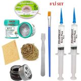 MHM Best Krem Lehim 183°C 50GR Havya Uc Temizleyici Flux Lehim Toplama CP-1515 Lehim Emme Teli Spatula Seti1 TK04