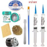 MHM Best Krem Lehim 183°C 50GR Havya Uc Temizleyici Flux Lehim Toplama CP-3015 Lehim Emme Teli Spatula Seti1 TK05