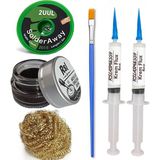 MHM Havya Ucu Rsl Temizleme Kremi,süngeri, 2uul 2,0mm Lehim Emme Fitili Krem Flux Yüzey Lehim Temizleme SETI11