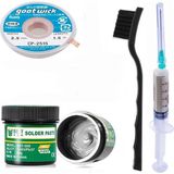MHM Krem Lehim Solder Paste 183°C SN63/PB37 50G Flux Lehim Toplama CP-2515 Lehim Emme Teli 2,5 mm 4lü